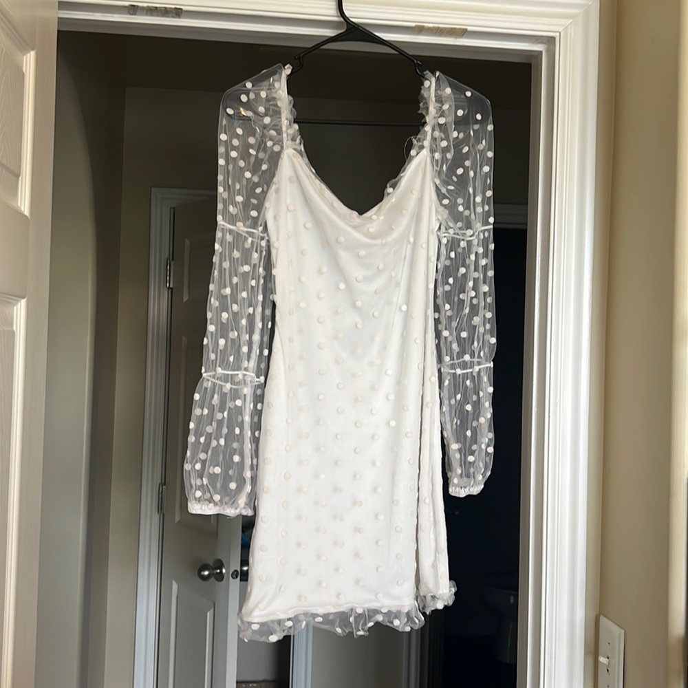 White dress